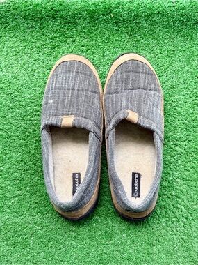 Gotcha Grey Woven Slip-On Casual Shoes / House Slippers Men's US 13/14